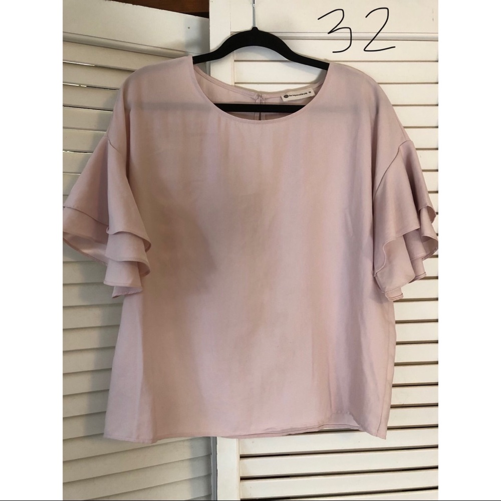 Impeccable Pig bell-sleeves top
